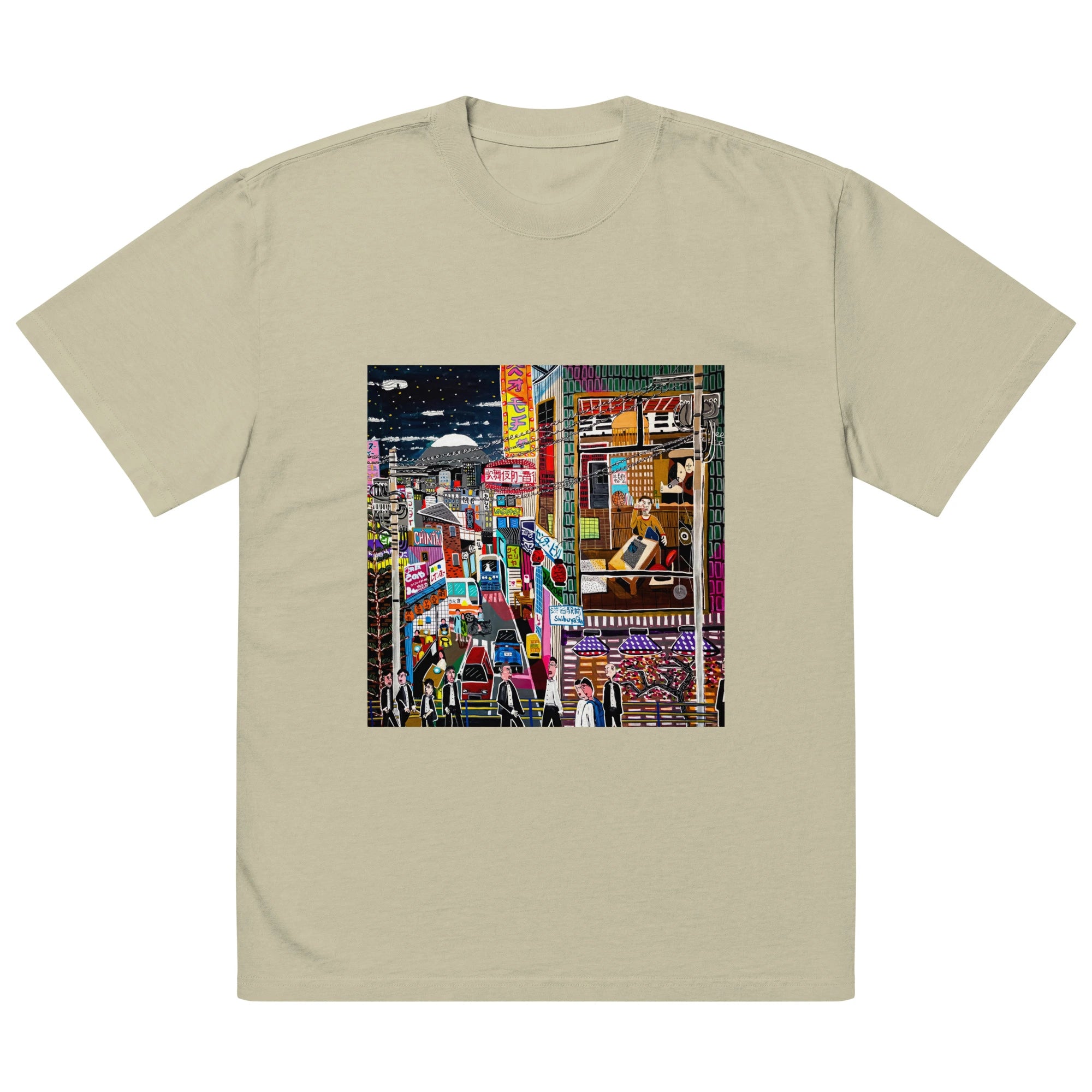 Oversized faded t-shirt TEE