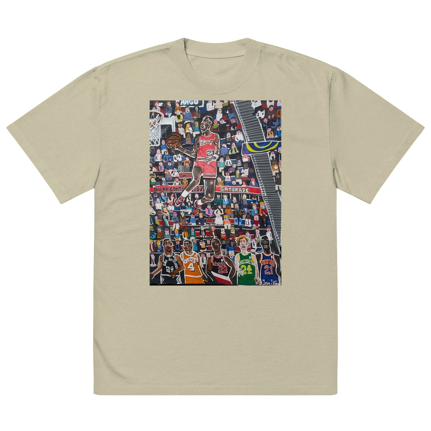 Oversized faded t-shirt TEE
