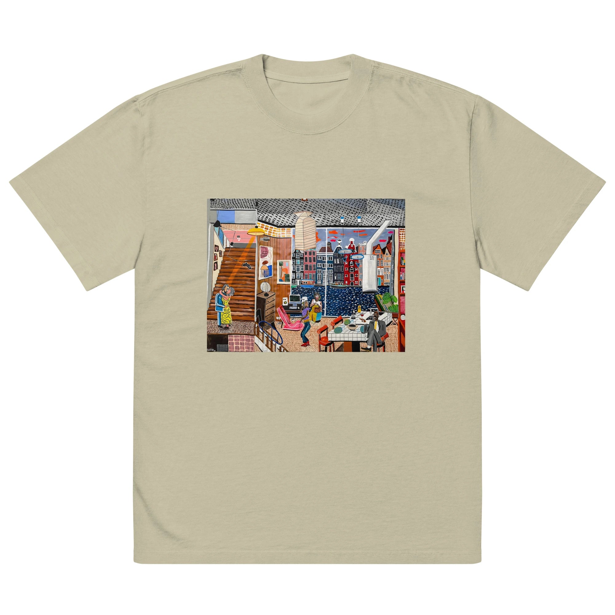 Oversized faded t-shirt TEE