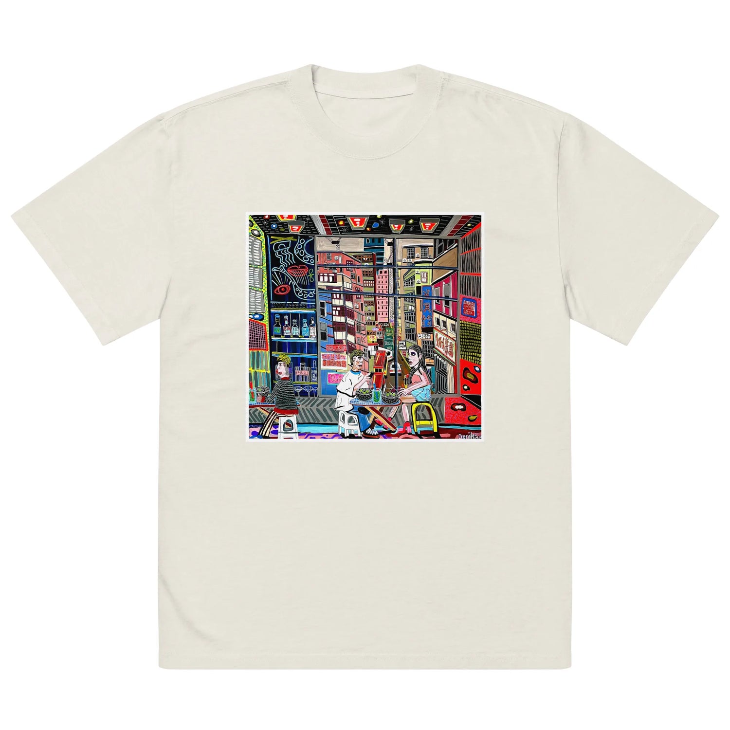 Oversized faded t-shirt TEE