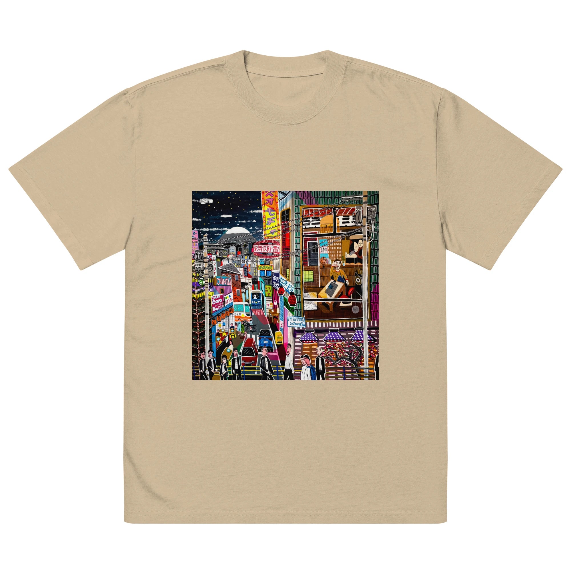 Oversized faded t-shirt TEE
