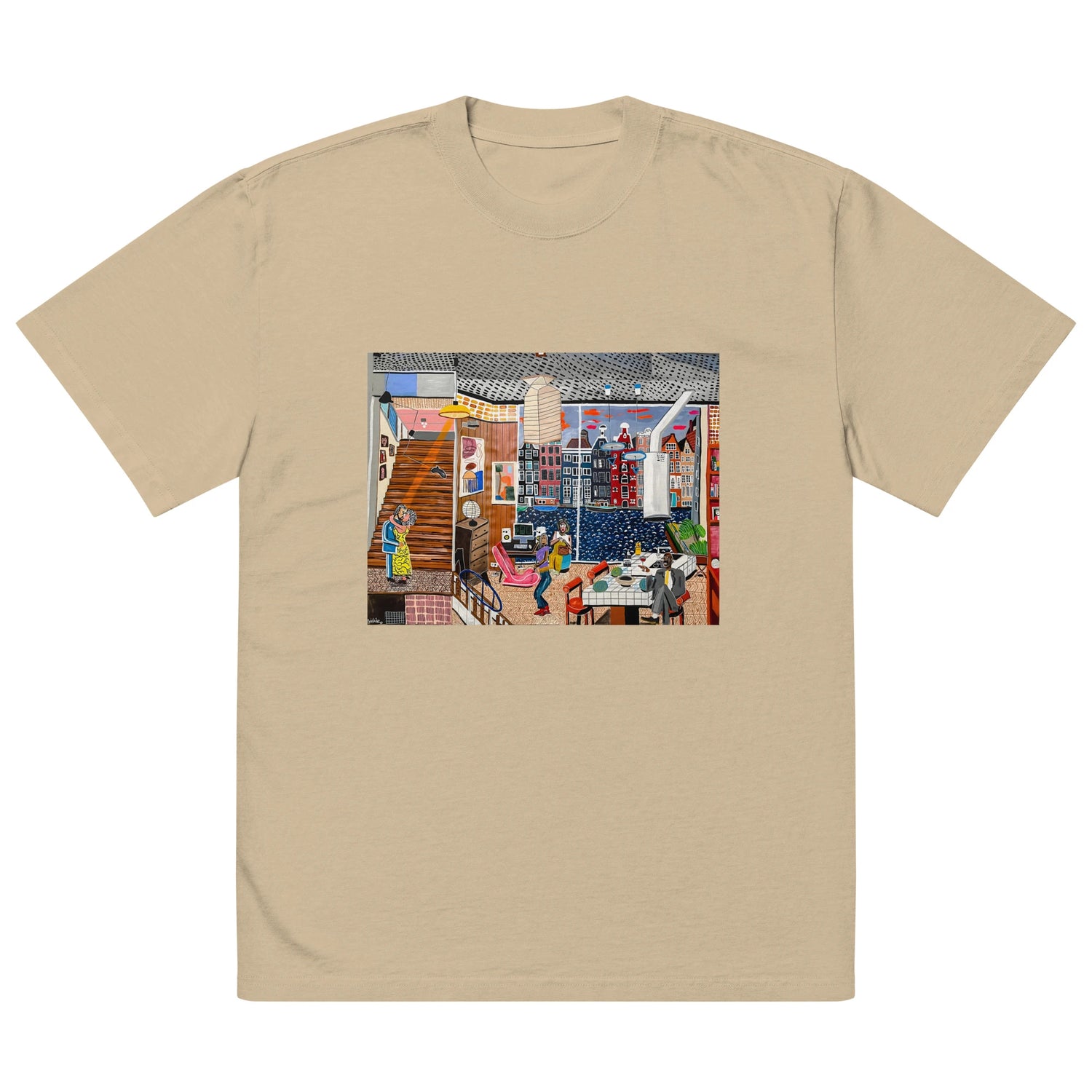 Oversized faded t-shirt TEE