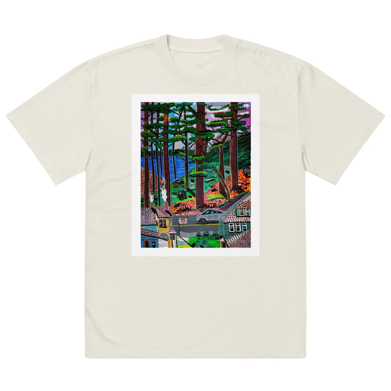 Oversized faded t-shirt TEE