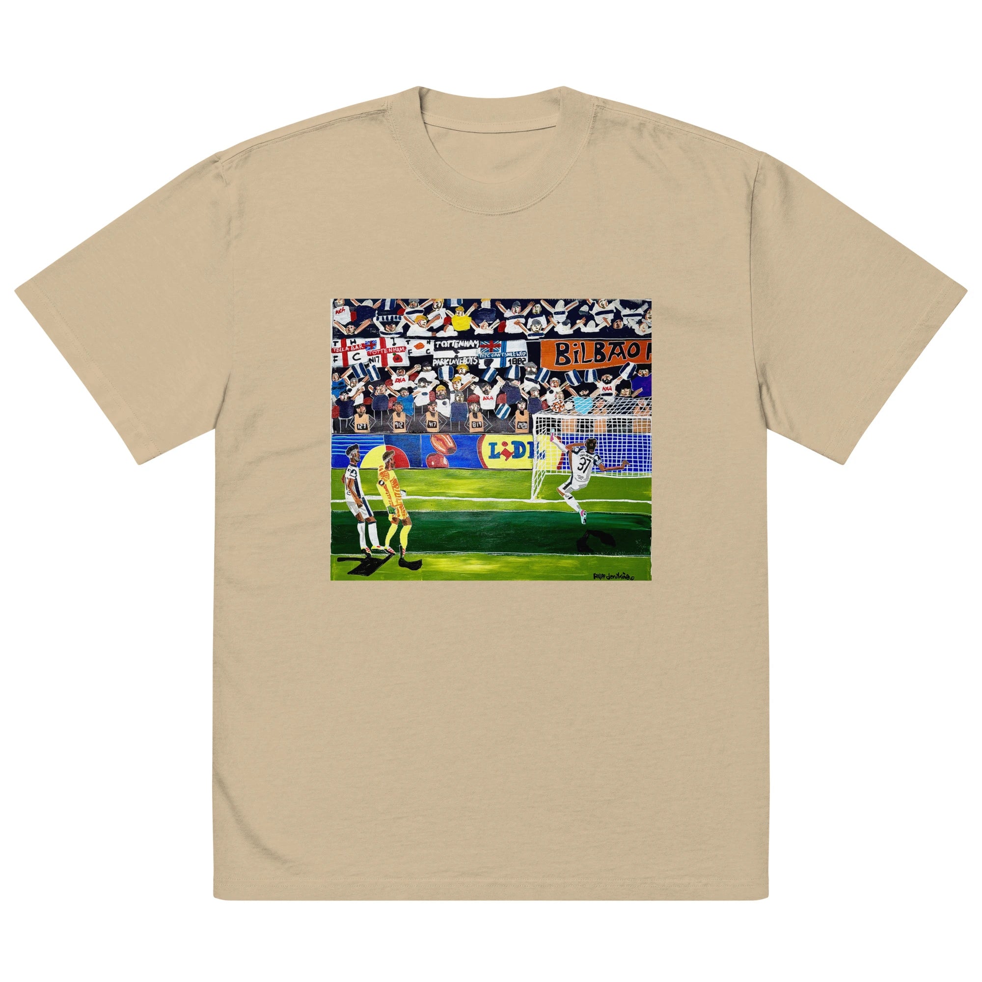 Oversized faded t-shirt Tottenham