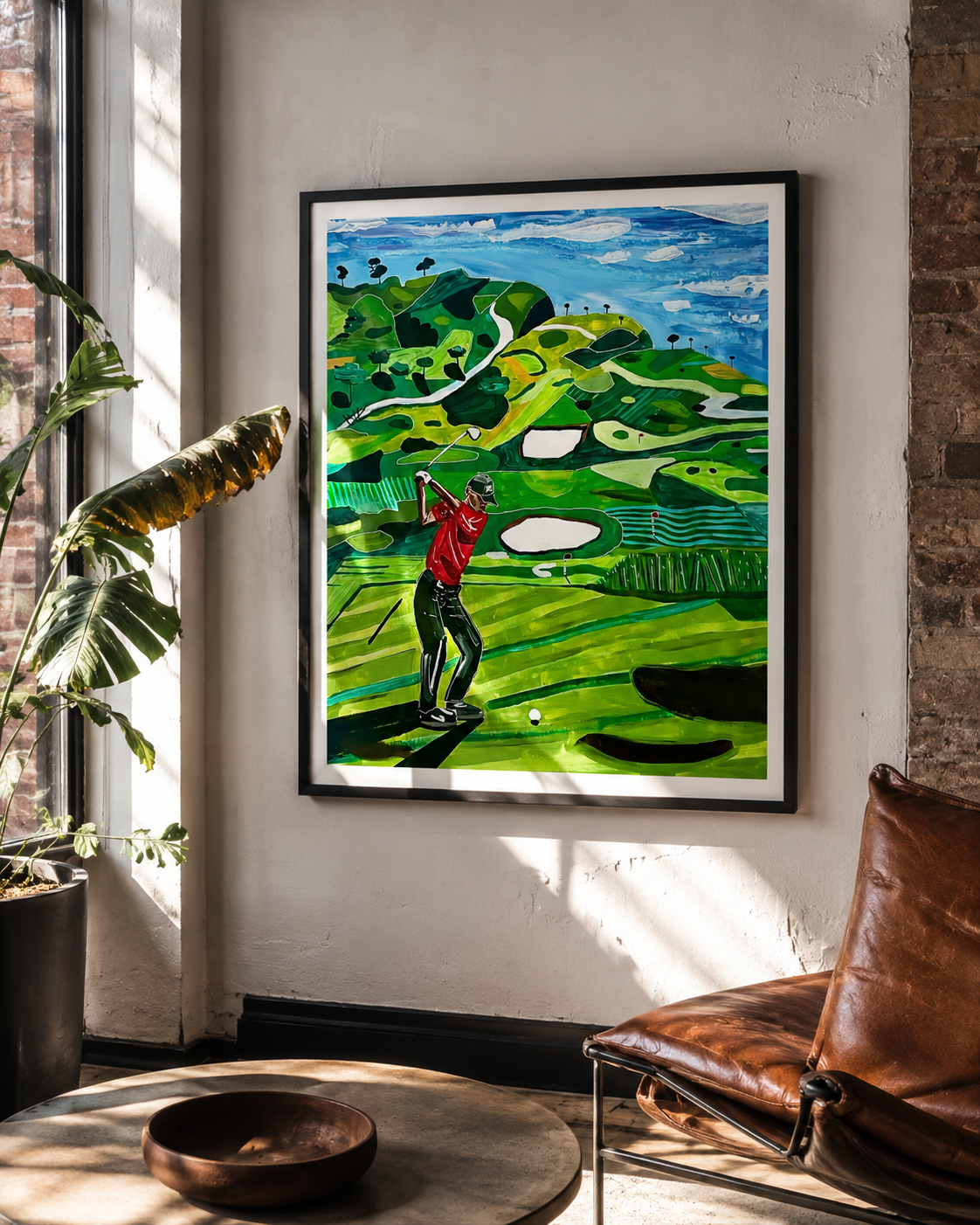 Artwork The Greatest Shot in Master's History - Tiger Woods