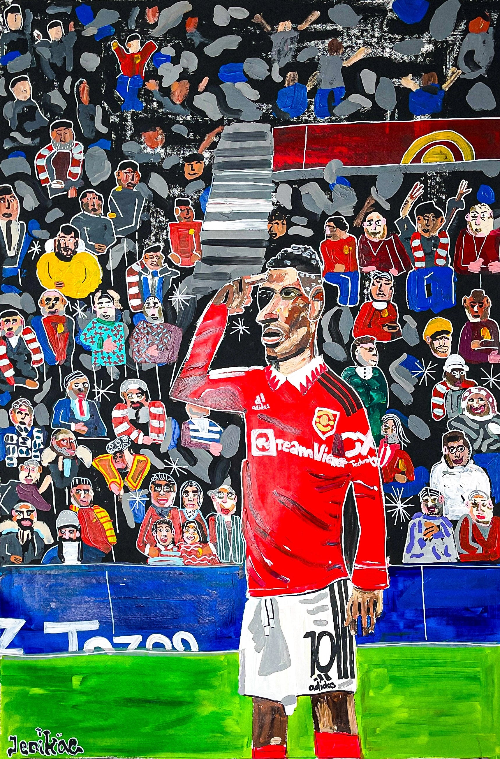 Manchester Rashford – Filipp Jenikae Art Prints