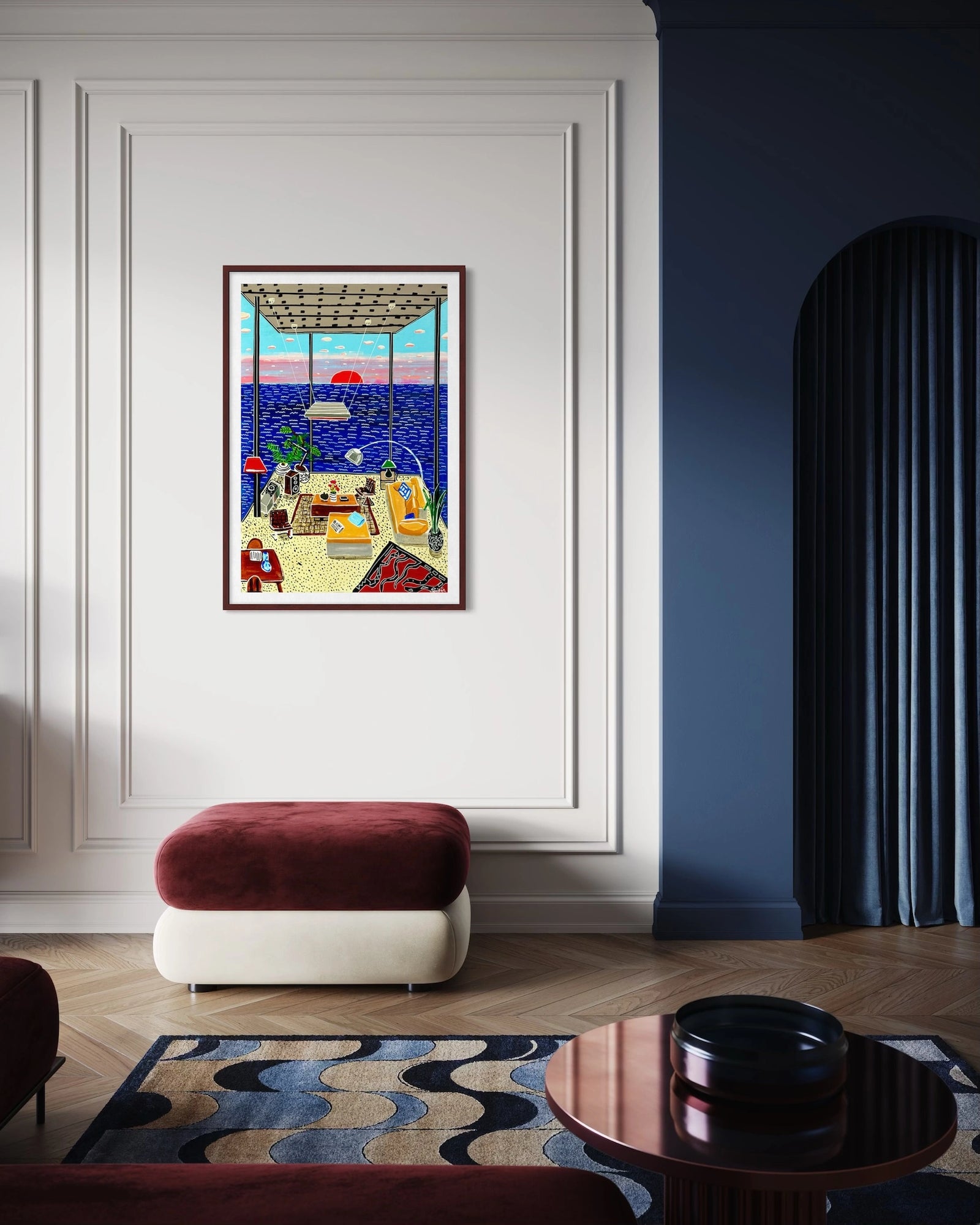 Isla Krodanski Living Room Ocean View