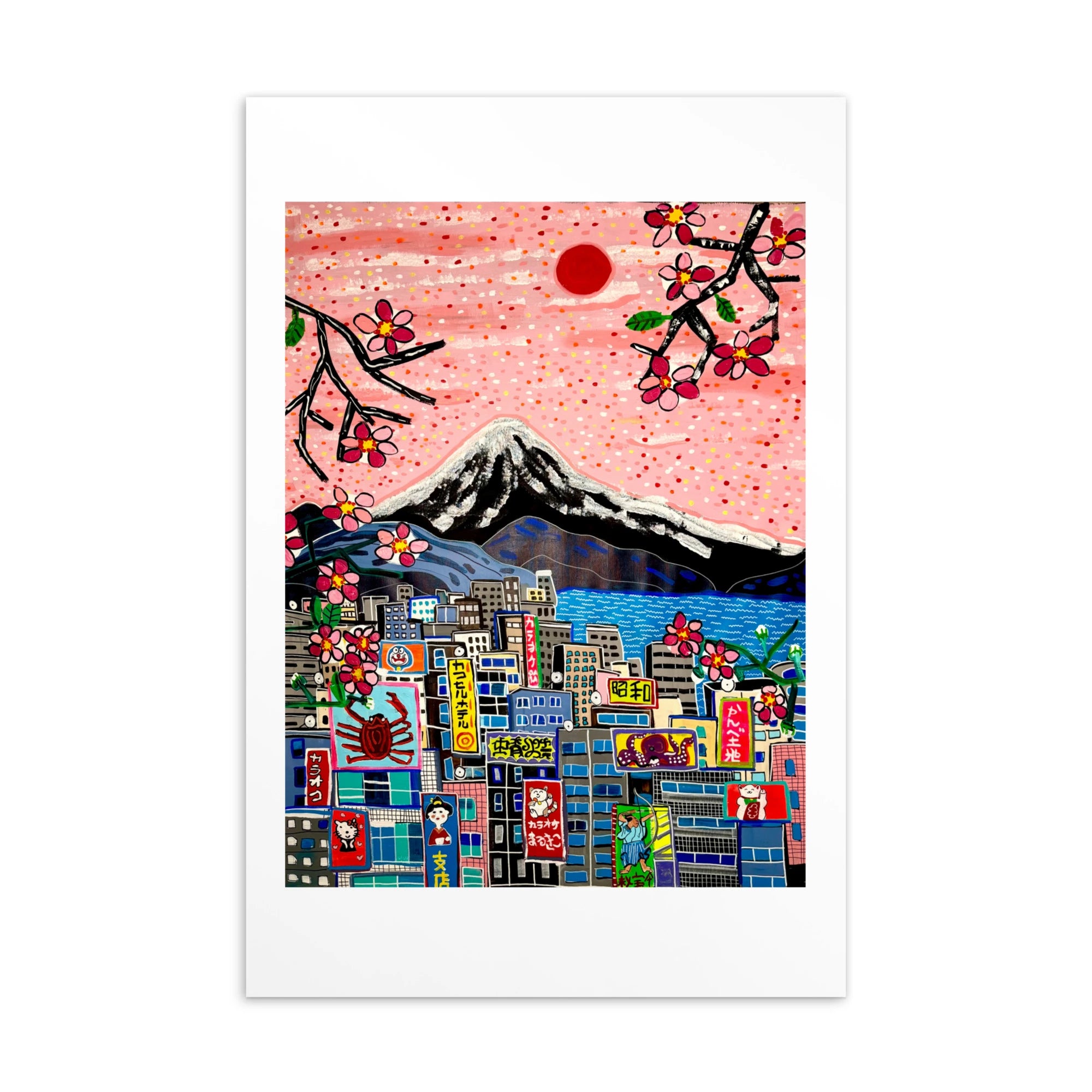 Shinjuku Tokyo Spring Postcard