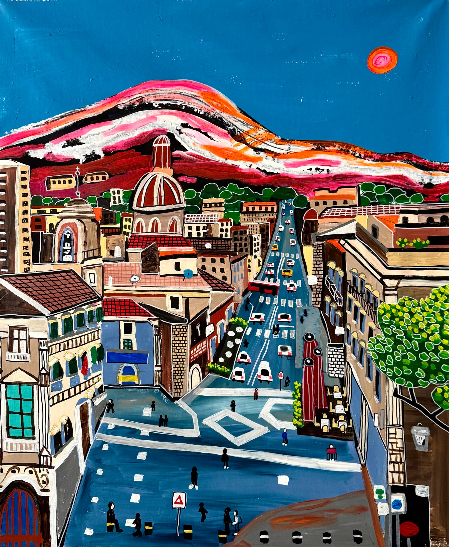 Artwork Volcano Etna &amp; Catania