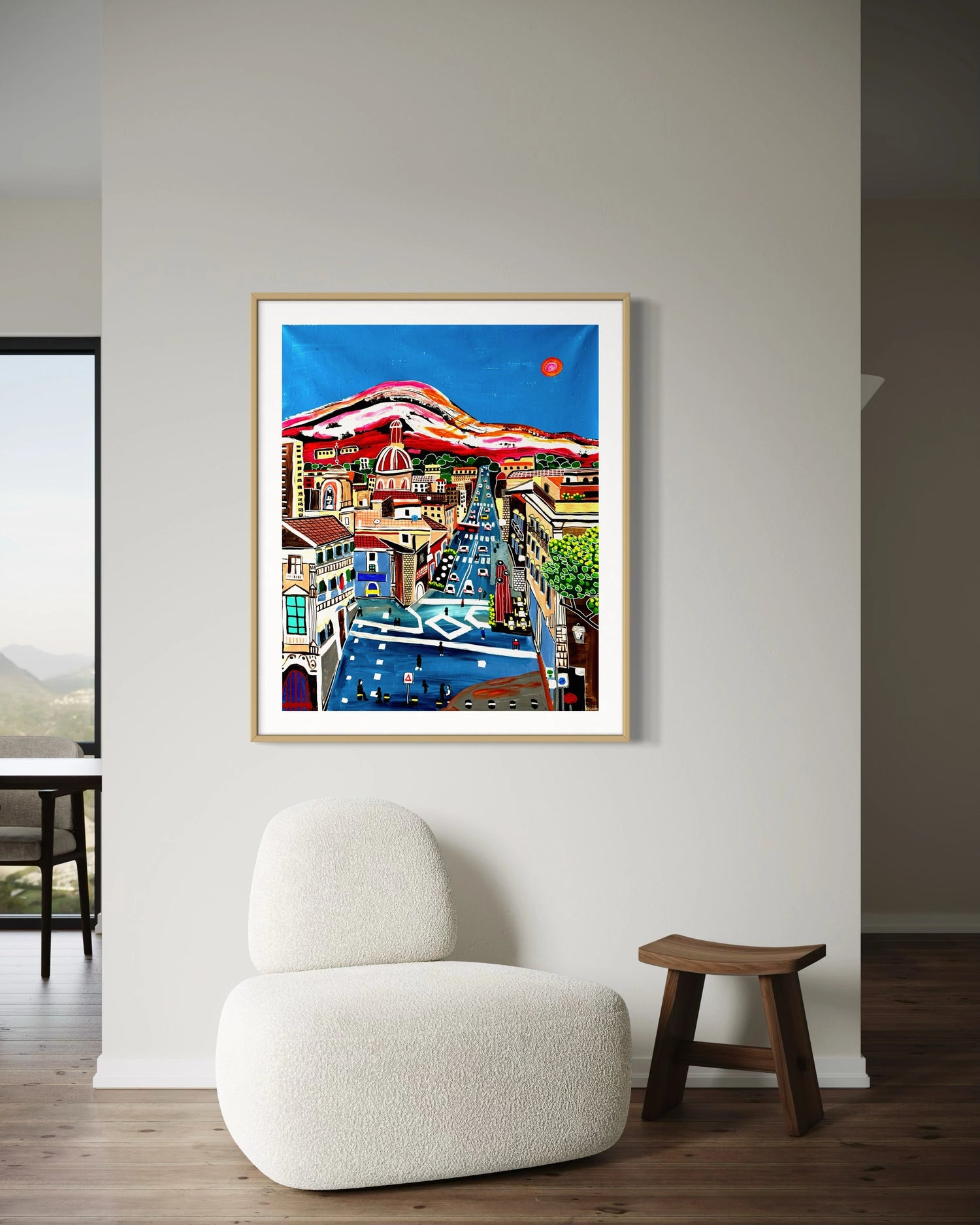 Artwork Volcano Etna &amp; Catania