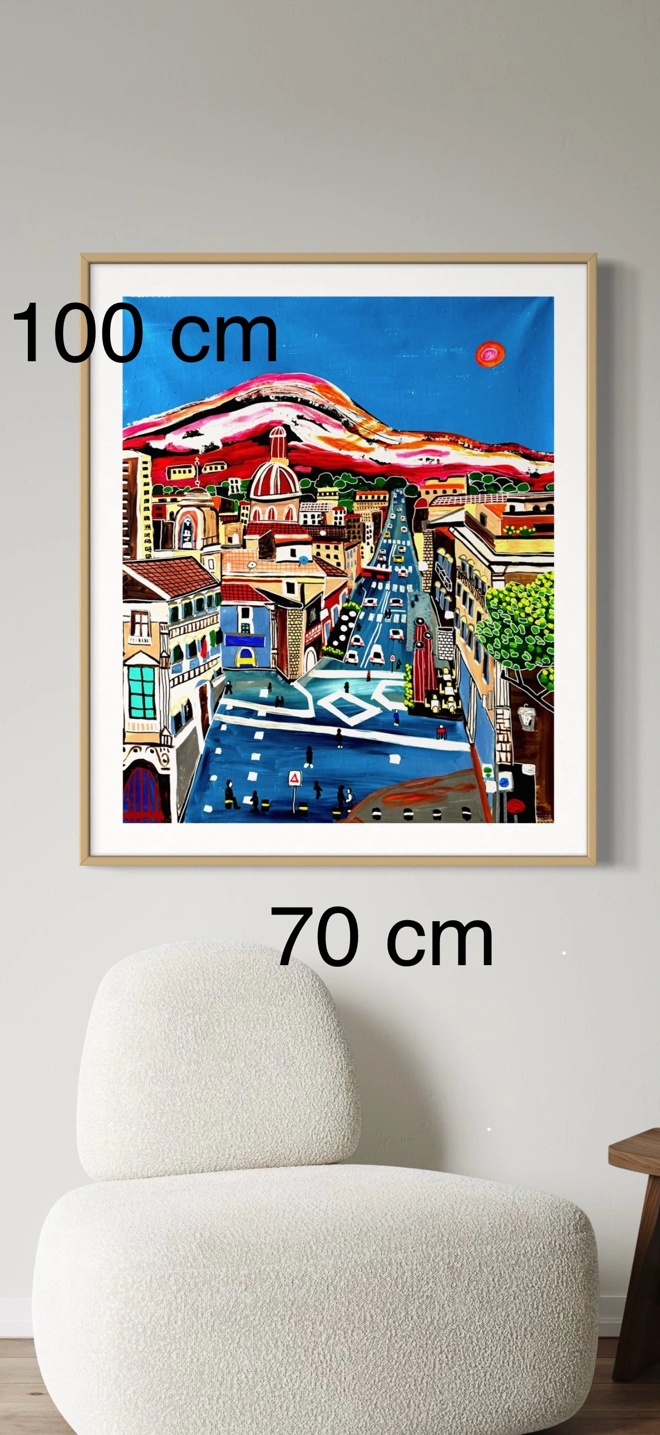 Artwork Volcano Etna &amp; Catania