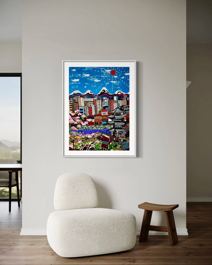 Artwork Kyoto Gion Cherry Blossom