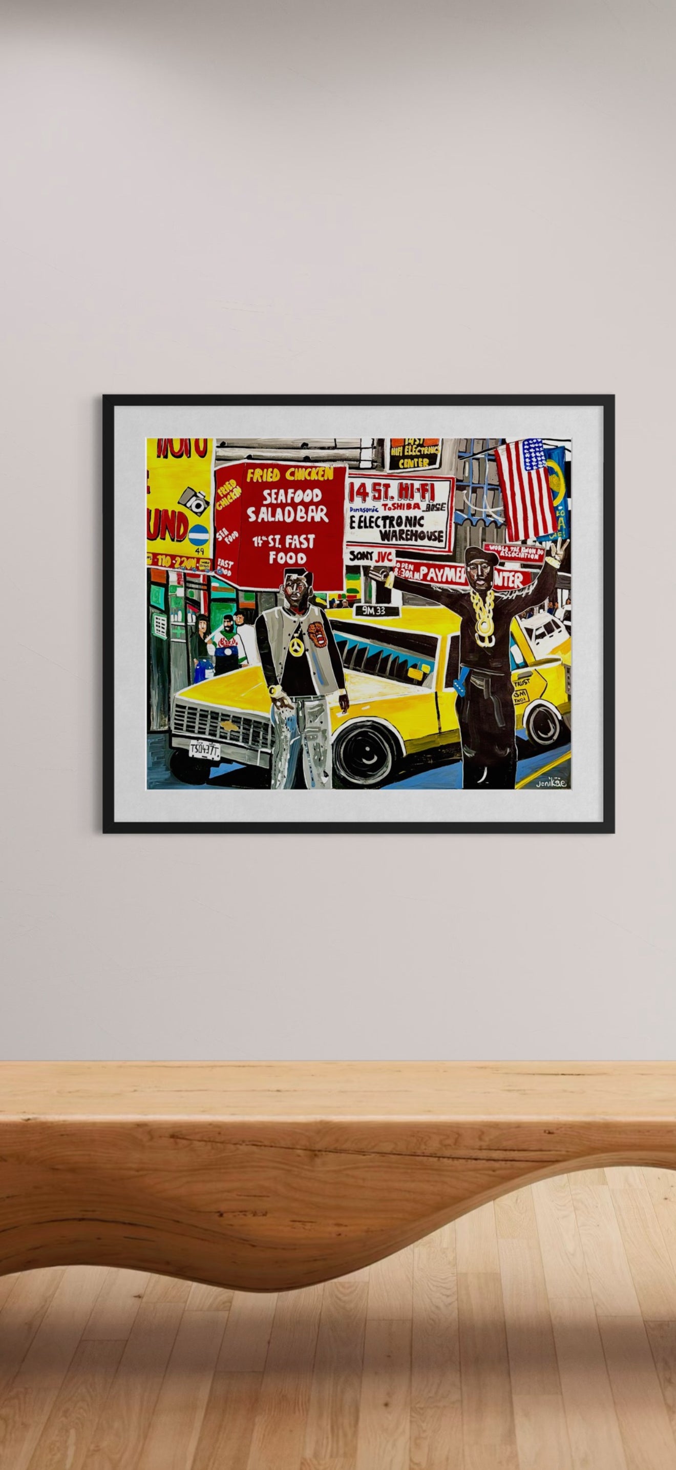 Eric B & Rakim on 14th street New York – Filipp Jenikae Art Prints