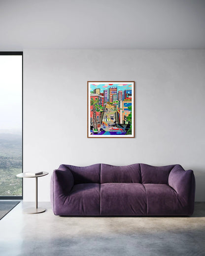 Rolling to Embarcadero Plaza, San Francisco 1990