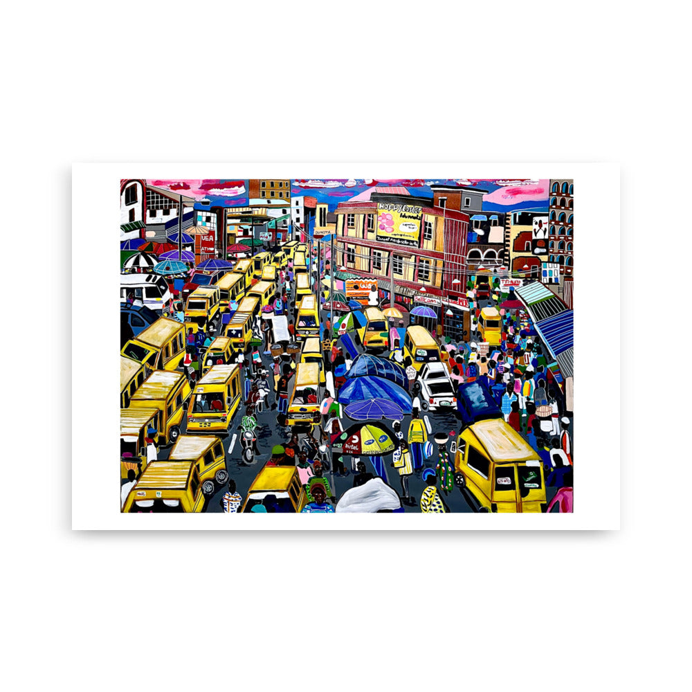 アート・デザイン・音楽 pkin jacek / fota Lagos Traffic – Filipp Jenikae Art Prints