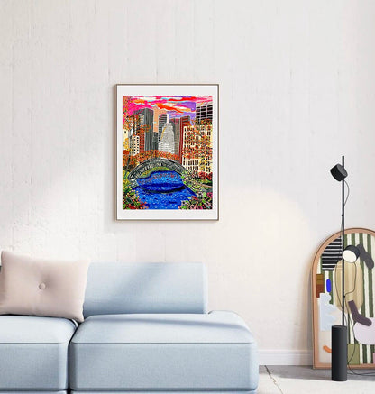 Artwork Gapstow Bridge, Central Park, NY