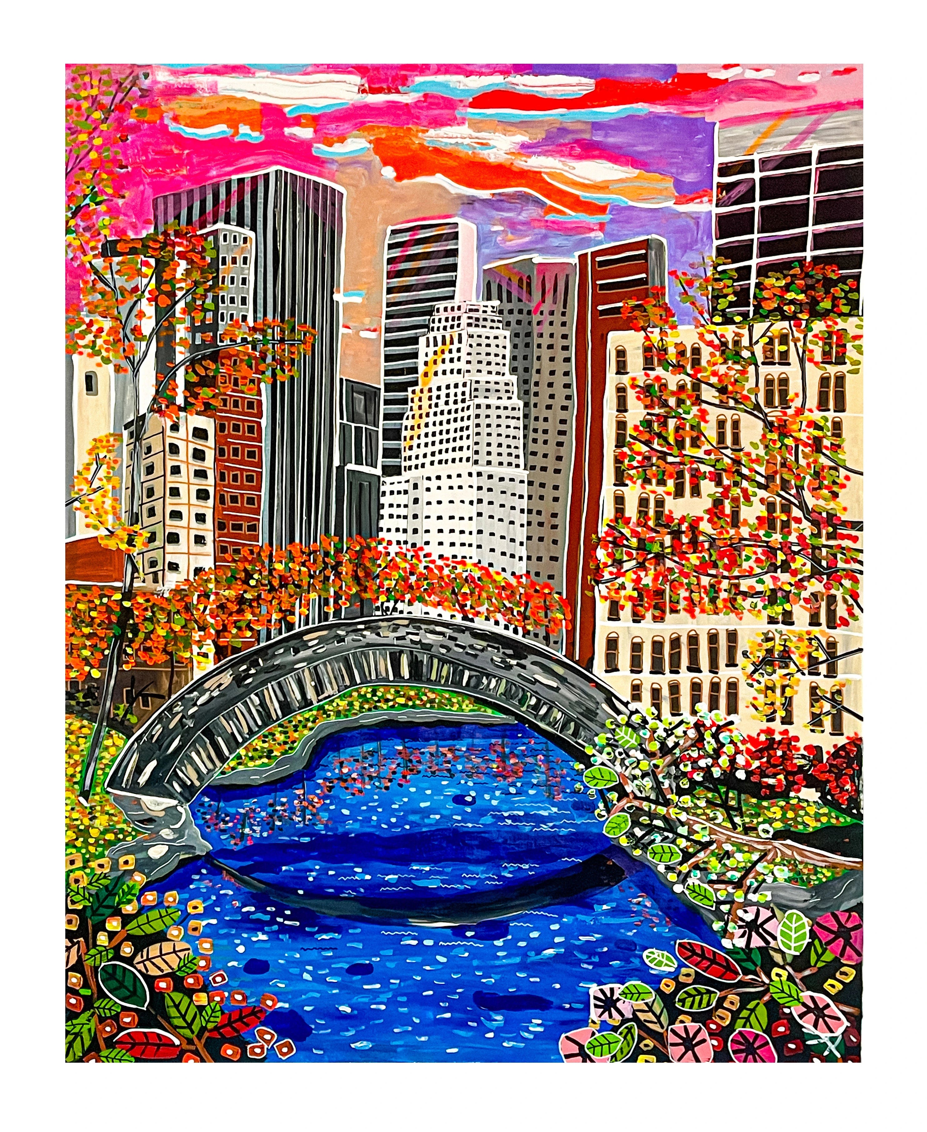 Artwork Gapstow Bridge, Central Park, NY