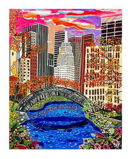 Artwork Gapstow Bridge, Central Park, NY