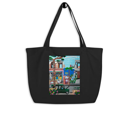 Large organic tote bag