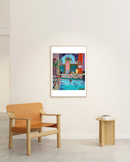 Artwork Indoor Swimming Pool