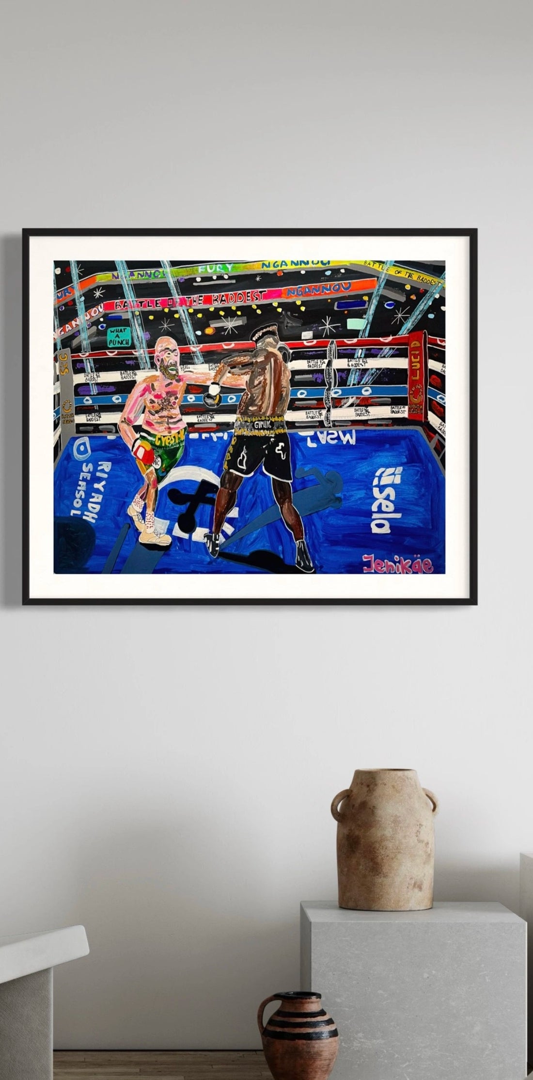 Artwork Ngannou vs Fury Takes