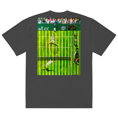 Oversized faded t-shirt (Art on the Back)