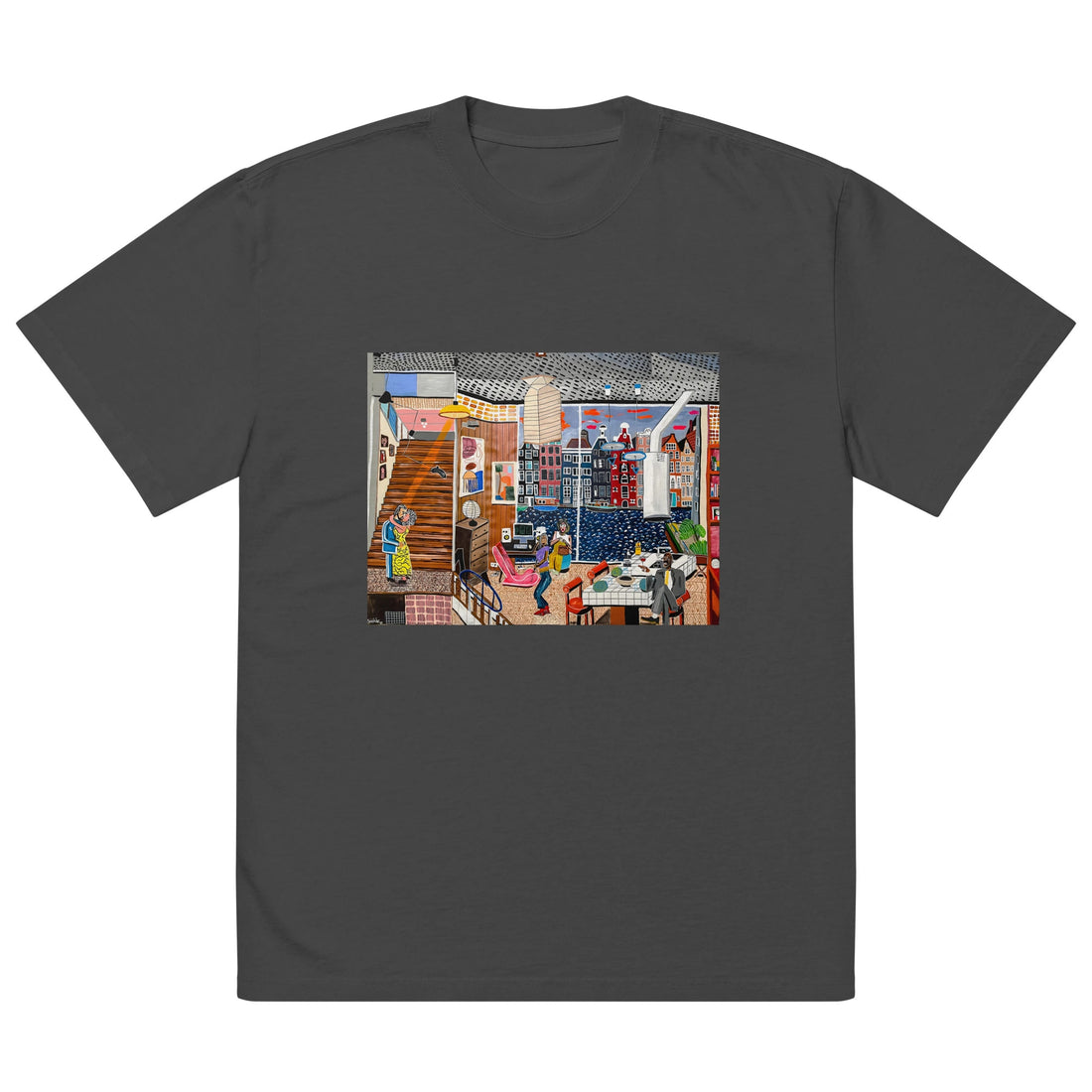 Oversized faded t-shirt TEE