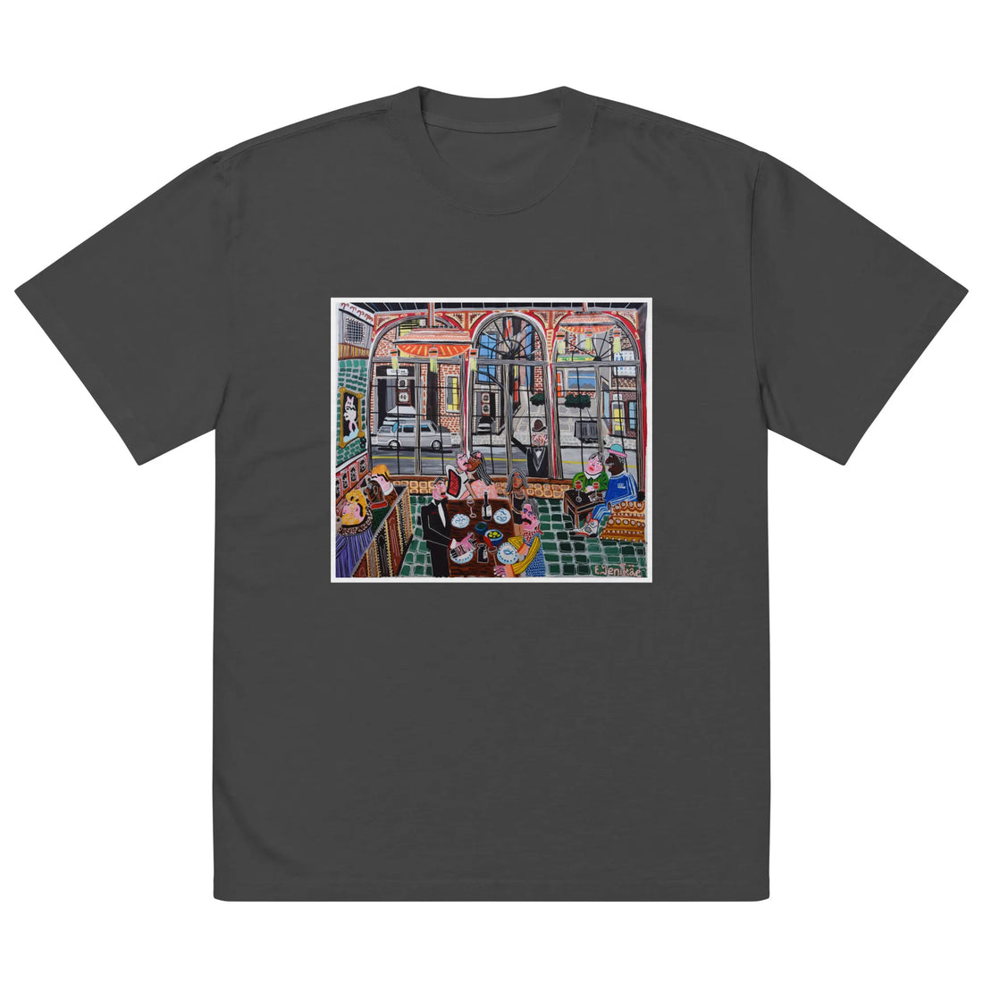 Oversized faded t-shirt TEE
