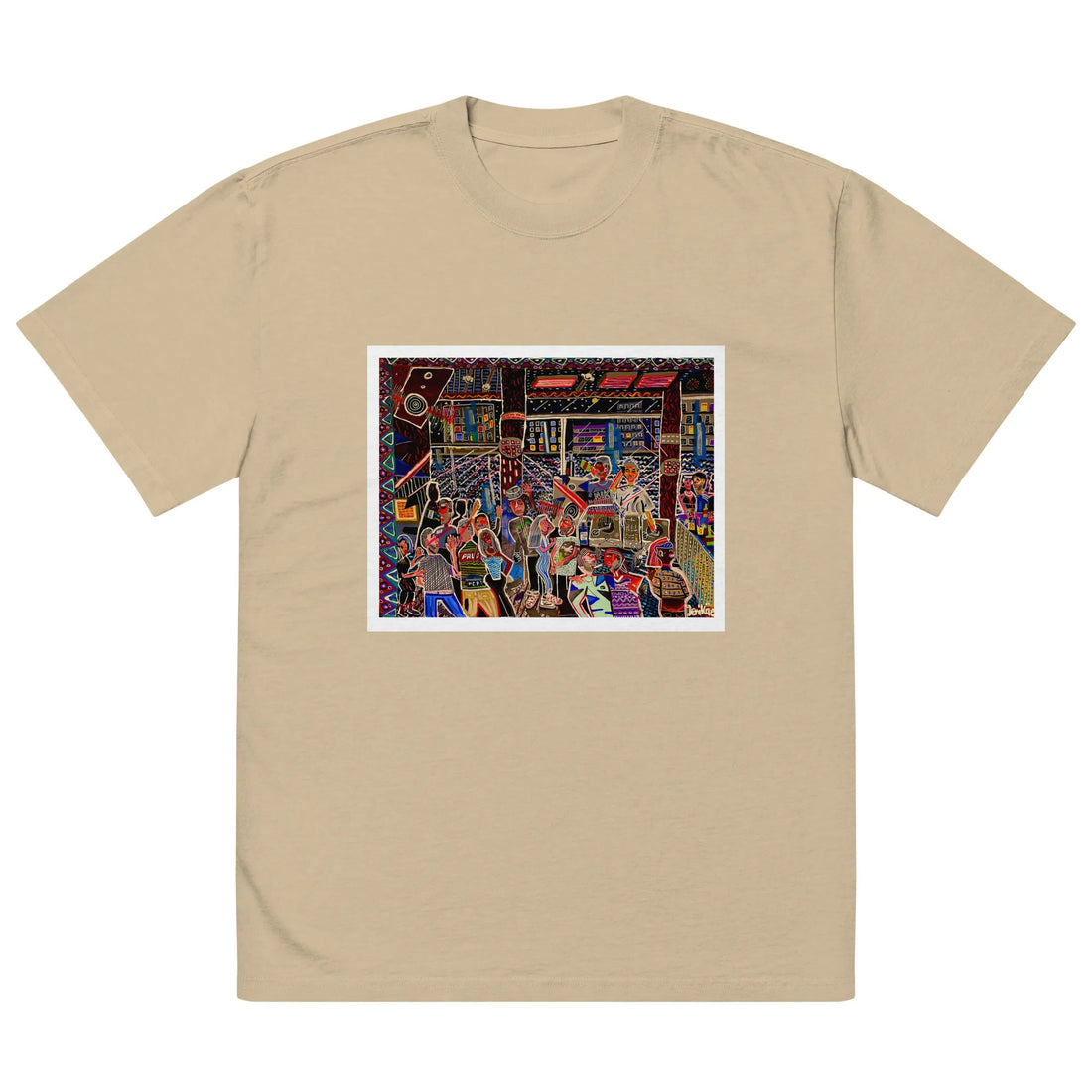 Oversized faded t-shirt TEE