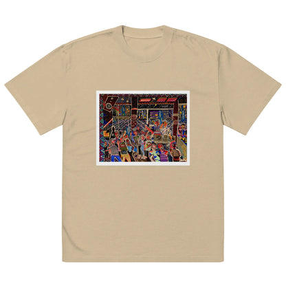 Oversized faded t-shirt TEE