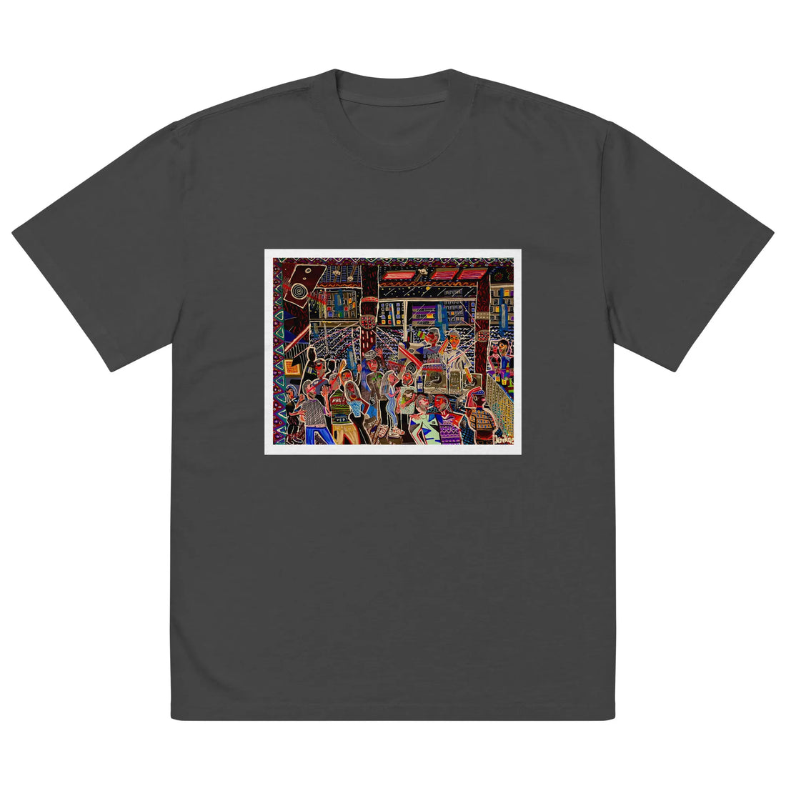 Oversized faded t-shirt TEE