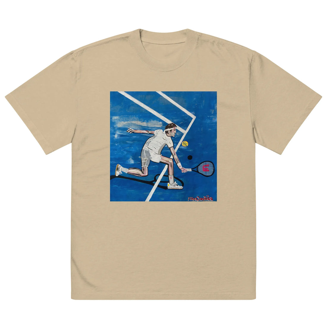 Oversized faded t-shirt TEE