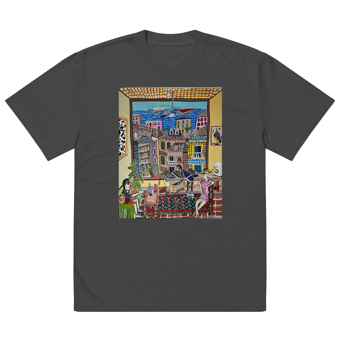 Oversized faded t-shirt TEE