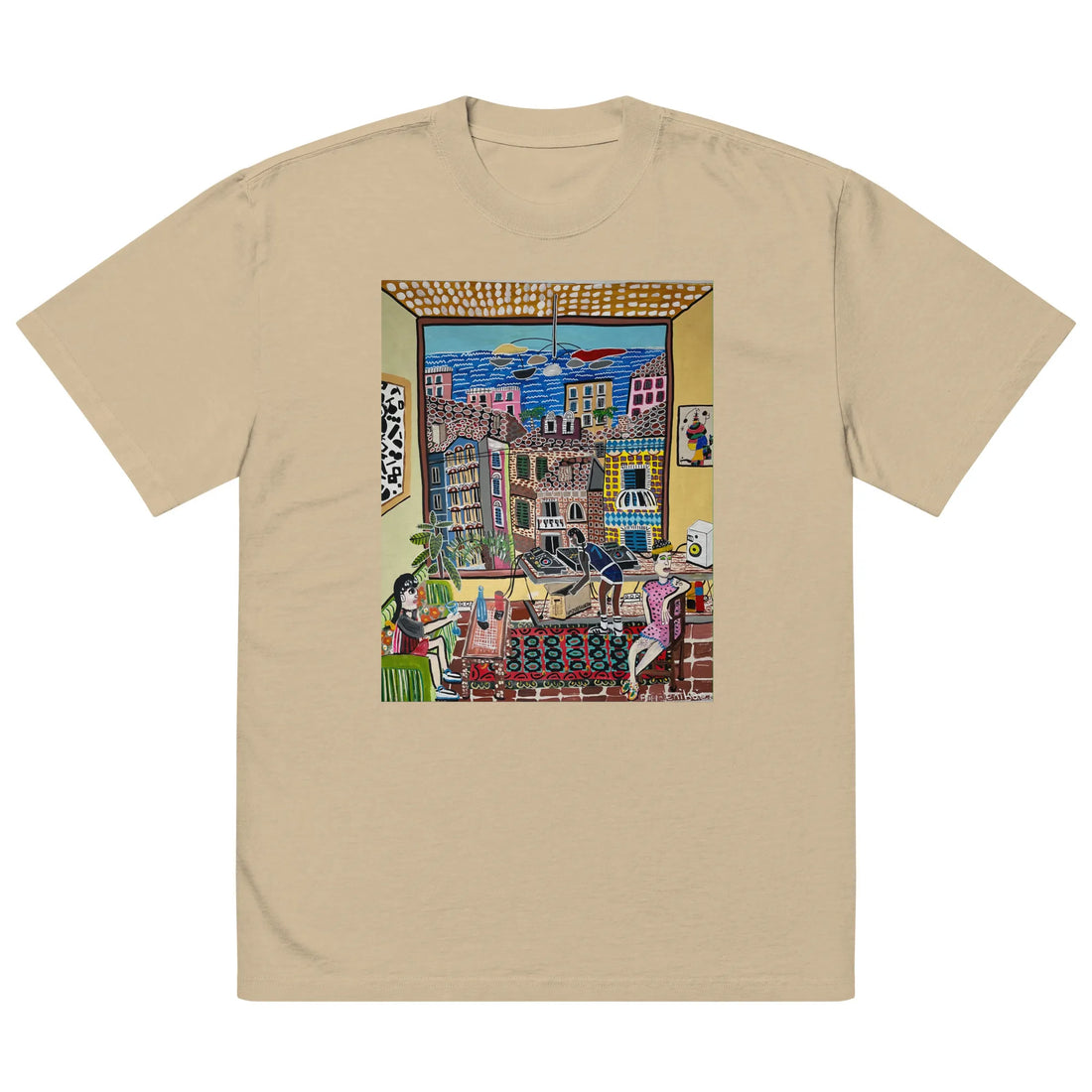 Oversized faded t-shirt TEE
