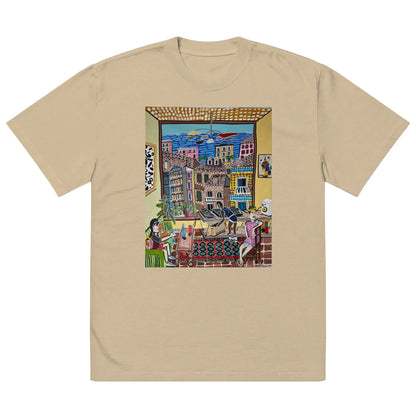 Oversized faded t-shirt TEE