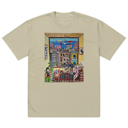 Oversized faded t-shirt TEE