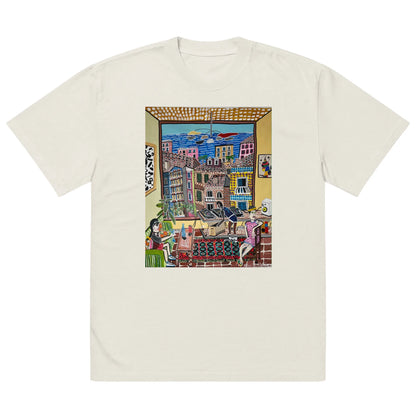 Oversized faded t-shirt TEE