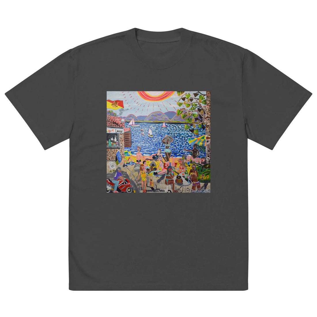 Oversized faded t-shirt TEE