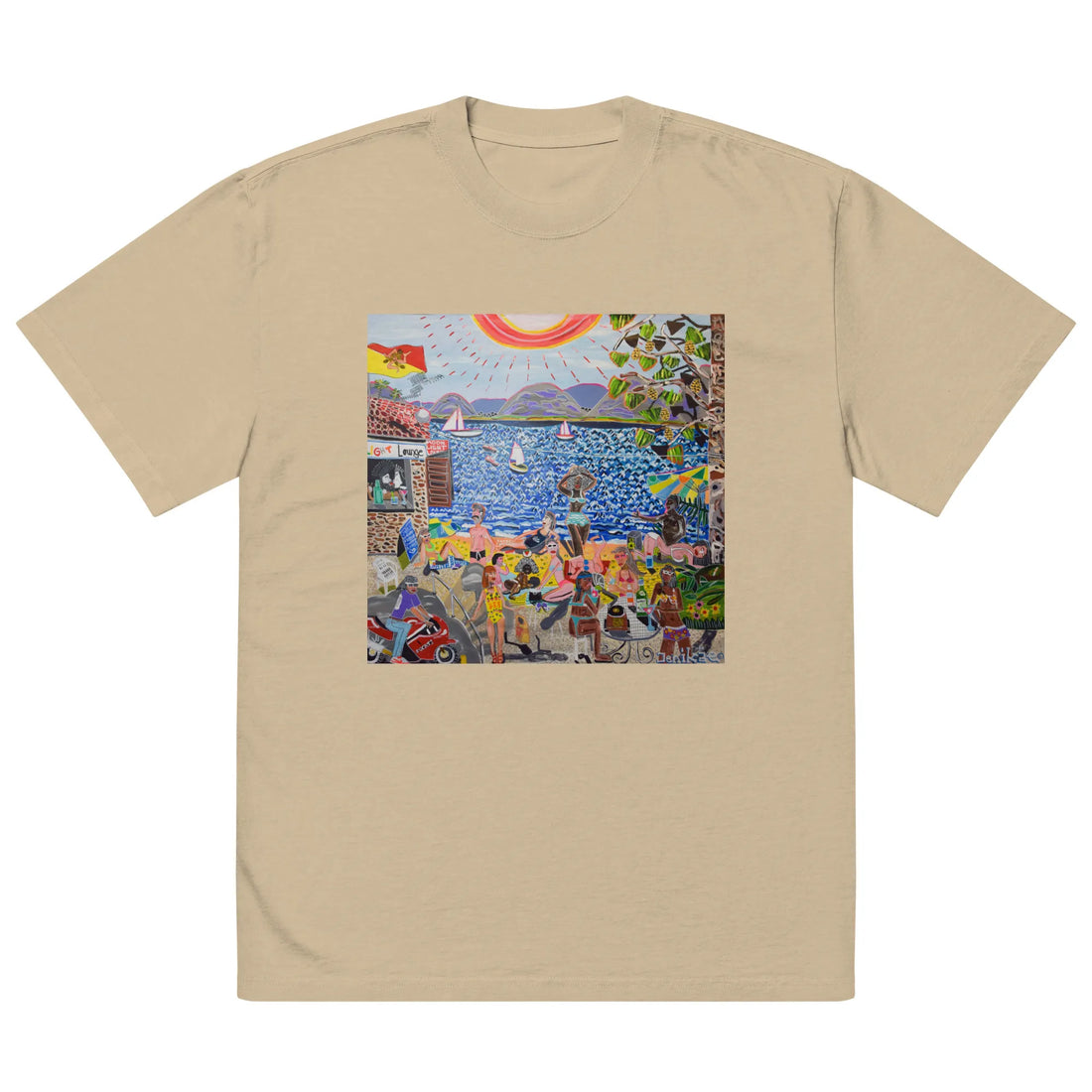 Oversized faded t-shirt TEE