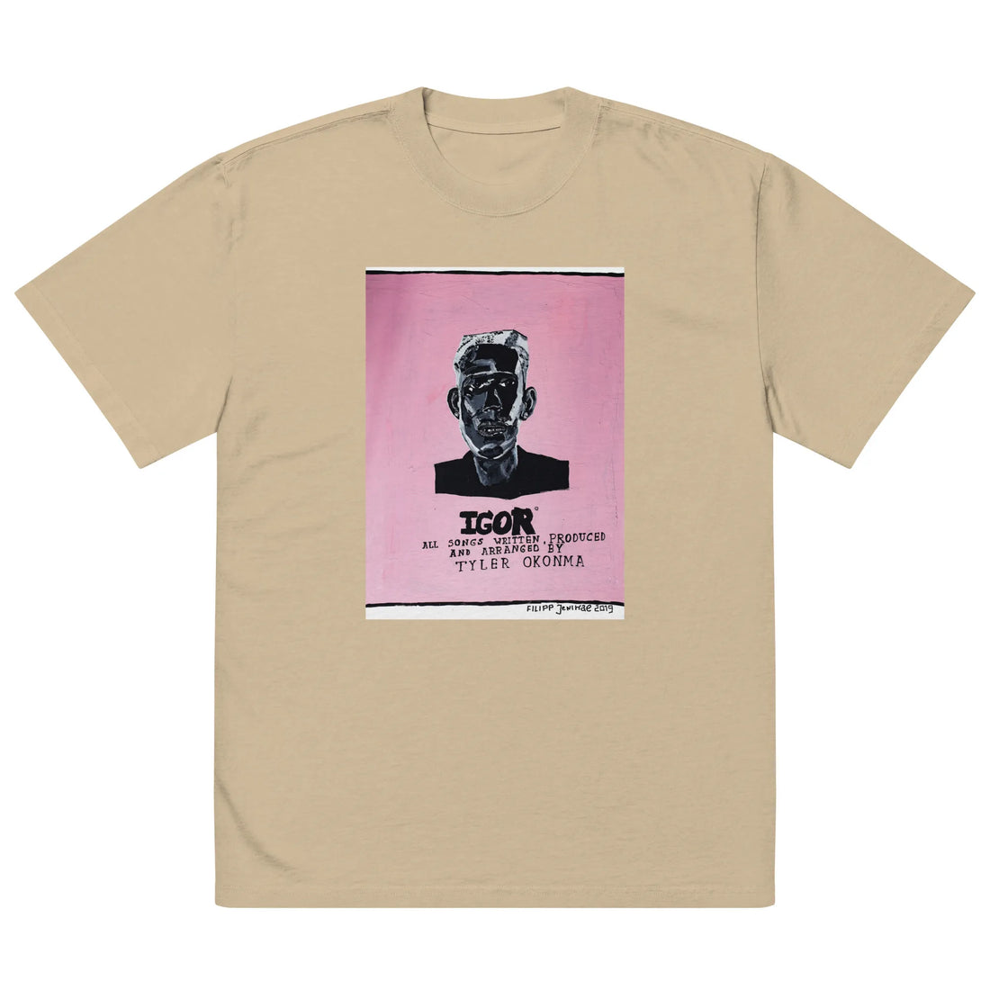 Oversized faded t-shirt TEE