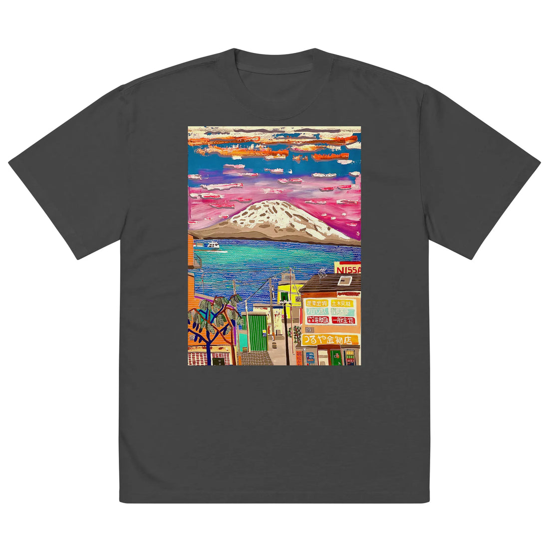Oversized faded t-shirt TEE