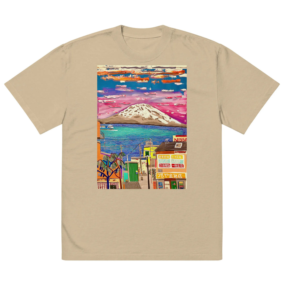 Oversized faded t-shirt TEE