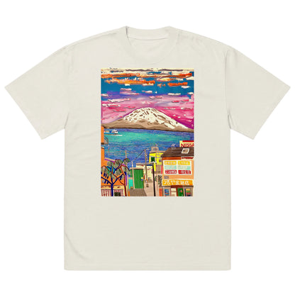 Oversized faded t-shirt TEE