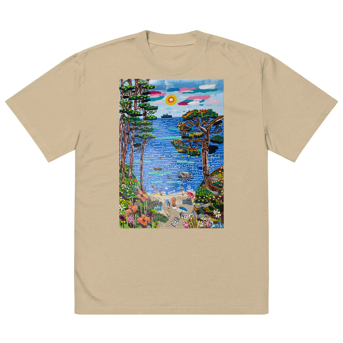 Oversized faded t-shirt TEE