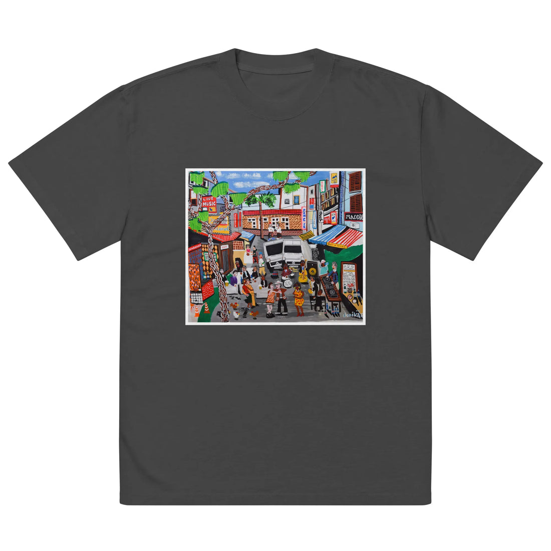 Oversized faded t-shirt TEE