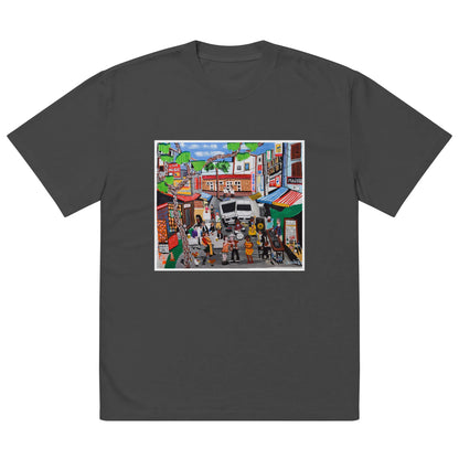 Oversized faded t-shirt TEE