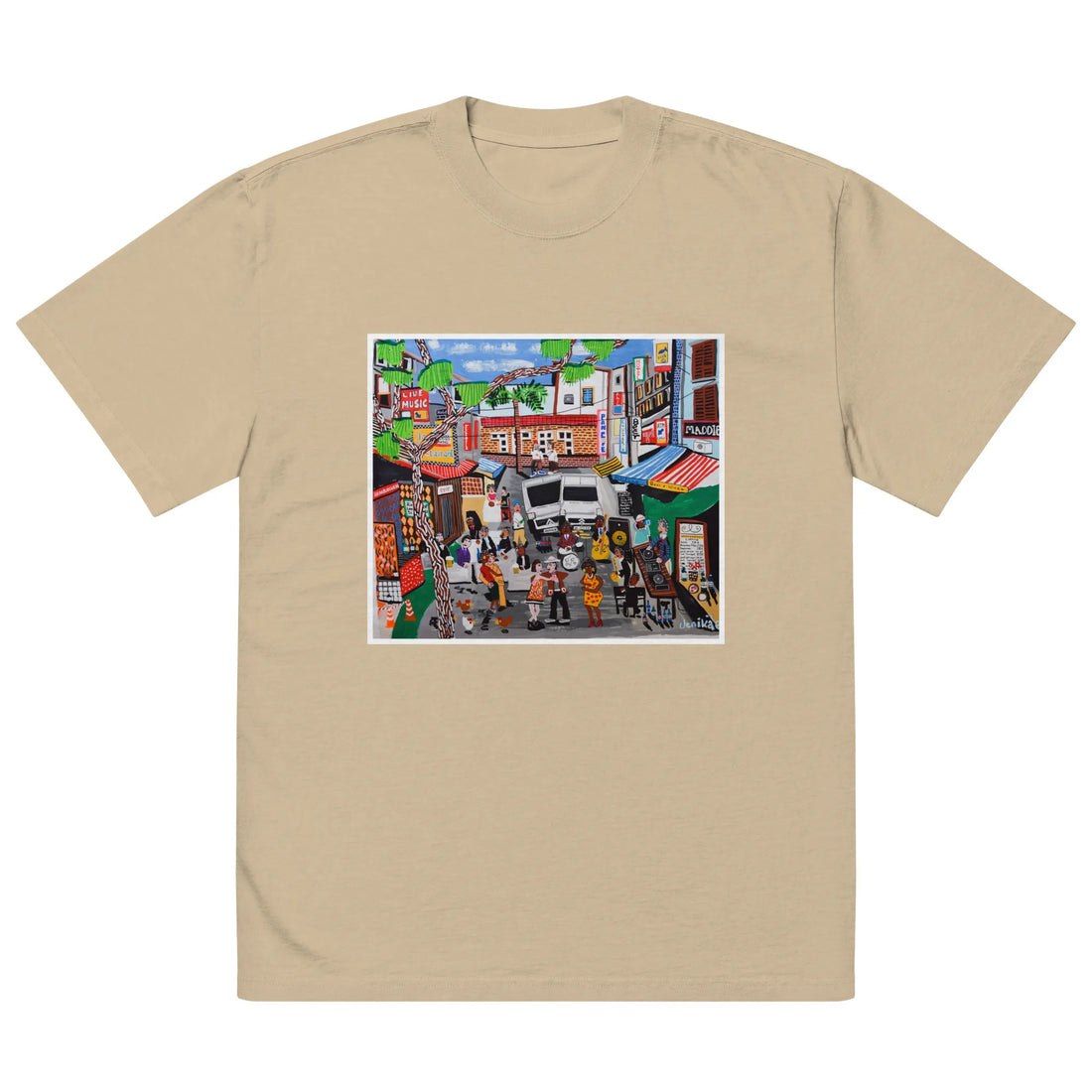 Oversized faded t-shirt TEE
