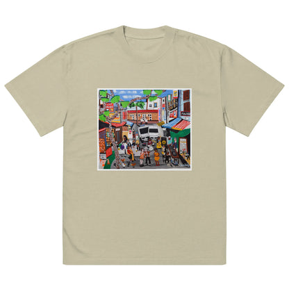 Oversized faded t-shirt TEE