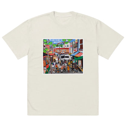 Oversized faded t-shirt TEE