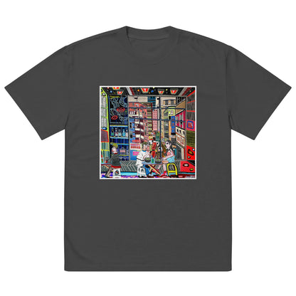 Oversized faded t-shirt TEE